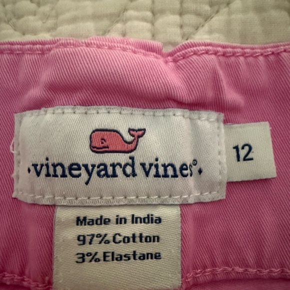 Vineyard Vines Light Pink Women's 3 1/2”shorts Size 12 - Picture 7 of 7
